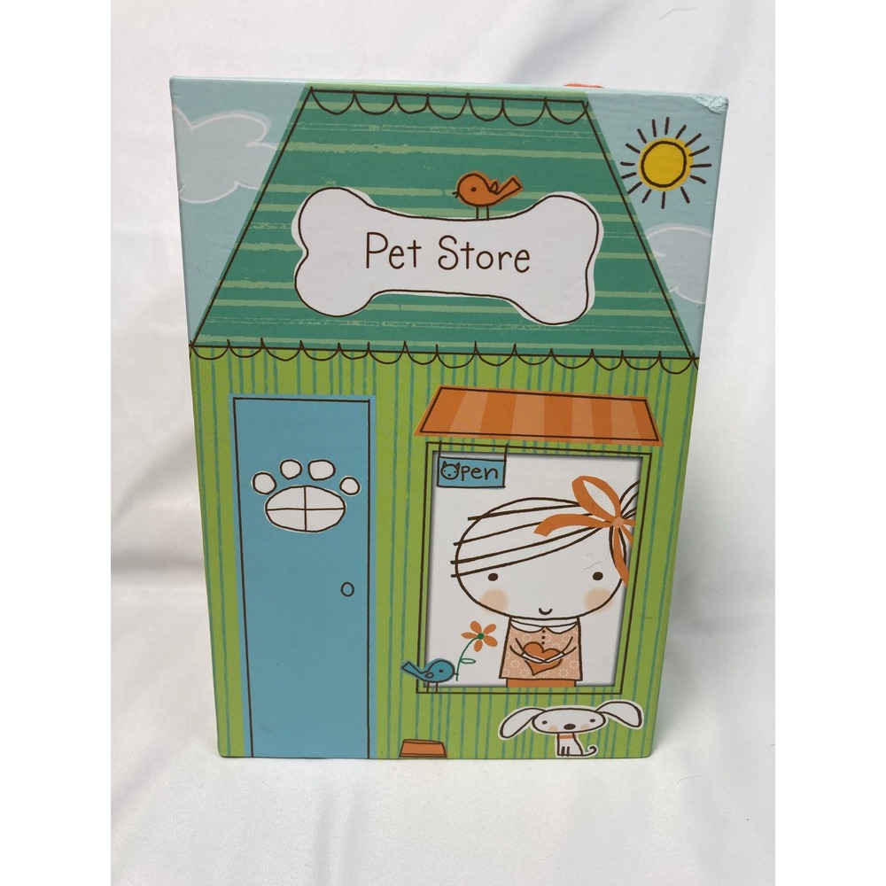 Penny Paperheart Pet Store Paper Doll Playset – Incomplete, Missing One Doll